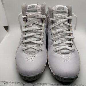 Nike Air Visi Pro 3 Basketball Shoes‎ High Top Athletic Sneakers White Gray Sz 8